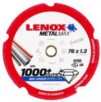 Lenox 2030863 METALMAX Diamond Edge Cutoff Wheel, 75 x 9.52 x 1.3 for Die Grinder £15.19